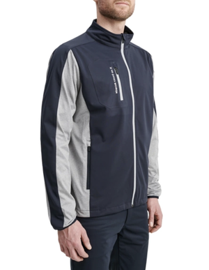 Abacus | 6287-373 | Dornoch Stretch Jacket |  Navy / Lt. Grey