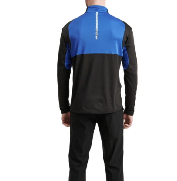 Abacus | 6374-326 | Sherwood halfzip Fleece | DK.Cobalt/Black