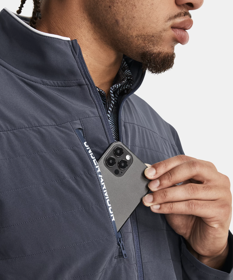 Under Armour | 1379721-044 | Storm Revo Jacket | Downpour Gray / White
