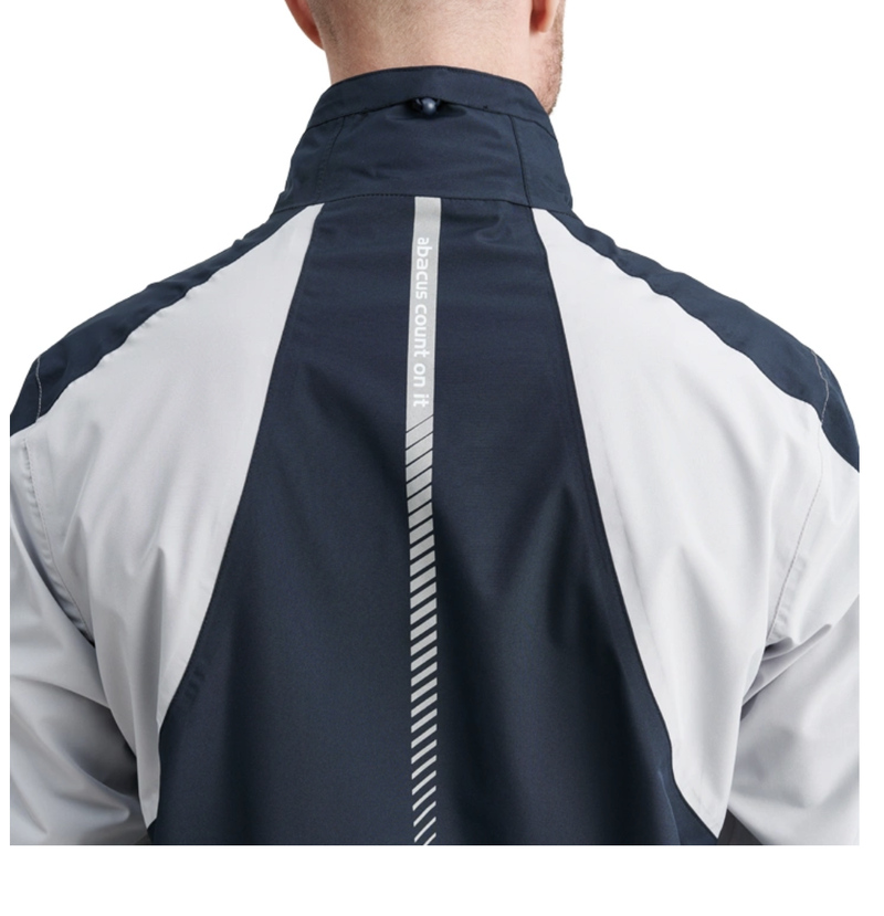 Abacus | 5834-373 | Links Stretch Rainjacket Mens | Navy/ Grey