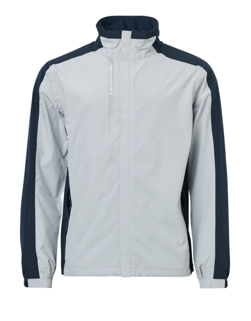 Abacus | 5834-373 | Links Stretch Rainjacket Mens | Navy/ Grey