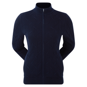 Footjoy | 88860 | Full Zip Lined Pullover Womens | Navy