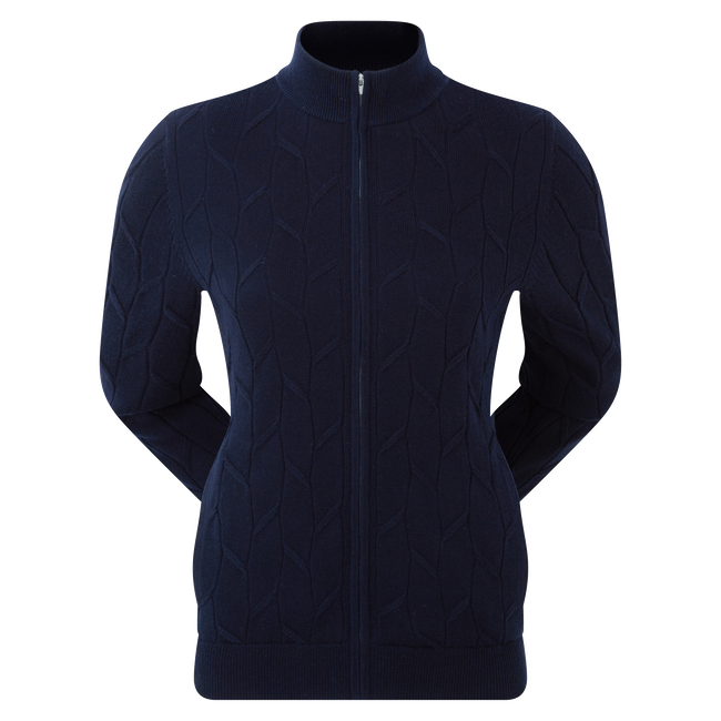 Footjoy | 88860 | Full Zip Lined Pullover Womens | Navy