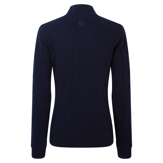 Footjoy | 88860 | Full Zip Lined Pullover Womens | Navy