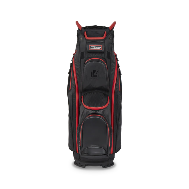 titleist-cart-14-tb23ct9-006-black-black-red-frontview