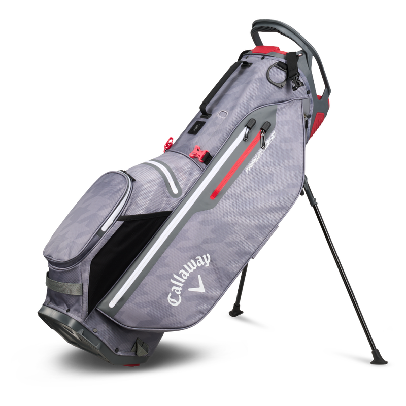 Callaway | Fairway+ | HD | '24 | 5124205 | Stand Bag | Charcoal | Houndstooth | Sideview