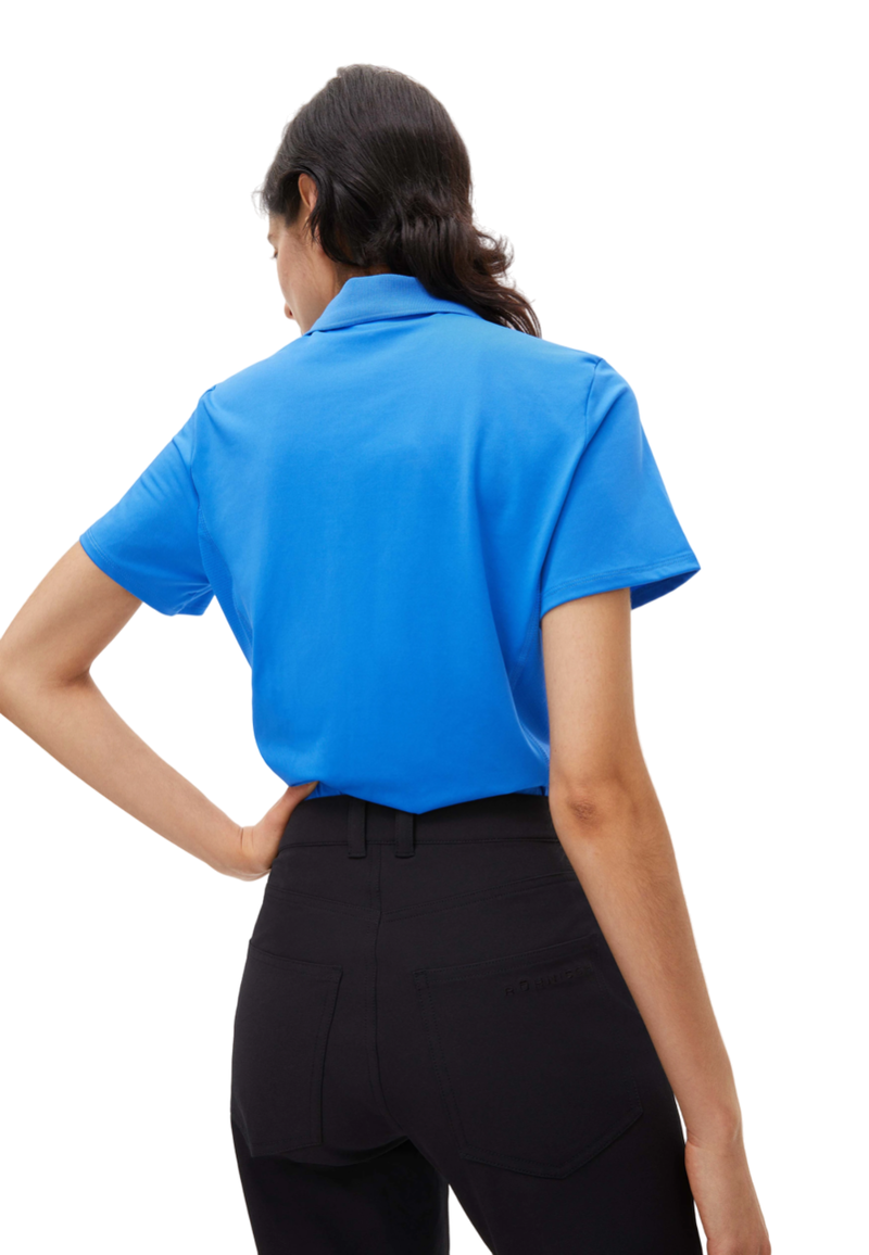 Rohnisch | Nicky | Poloshirt | 111904 | French blue | Model backview