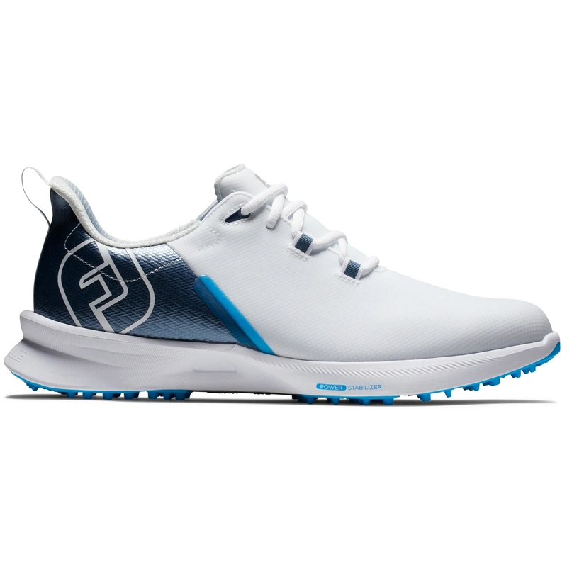 Footjoy | 55454 | Fuel Sport | White/Navy/Blue | Sideview