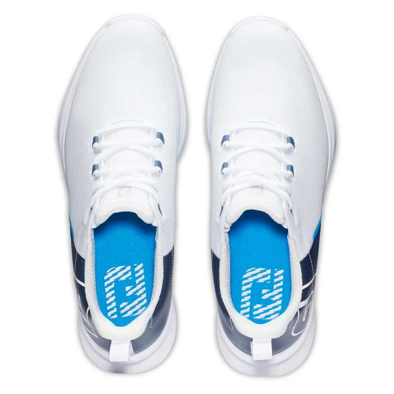 Footjoy | 55454 | Fuel Sport | White/Navy/Blue | Upperview