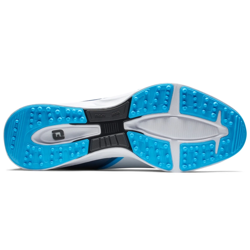 Footjoy | 55454 | Fuel Sport | White/Navy/Blue | Bottomview