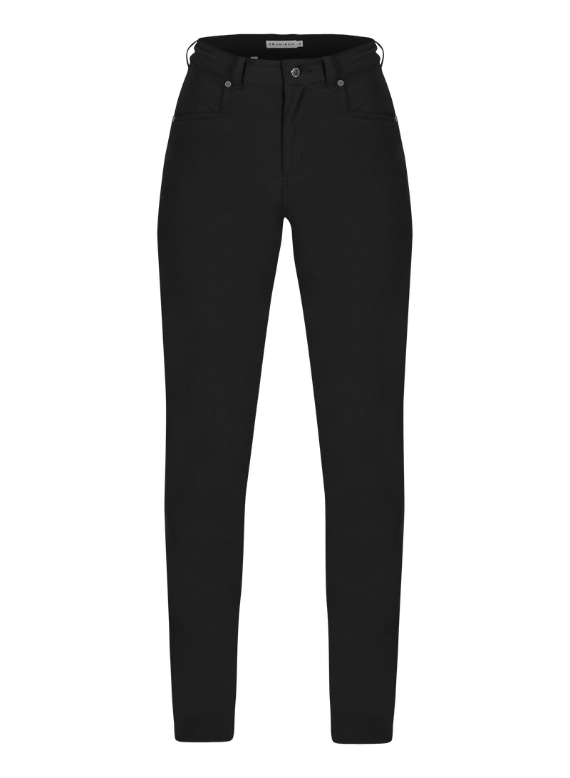 Rohnisch 112019 Chie Comfort Pants Black Front View