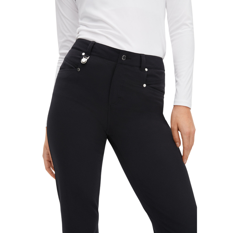 Röhnisch | 111491 | Chie Pants | Black close up front view