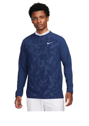 Nike | DR5284-410 | Nike Dri-FIT Golf Crew | Midnight Navy / White