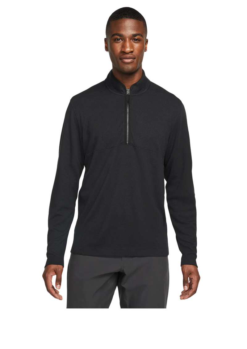 Nike | DJ5474-010 | Dri-FIT Victory Men's Half-Zip Golf Top | Black
