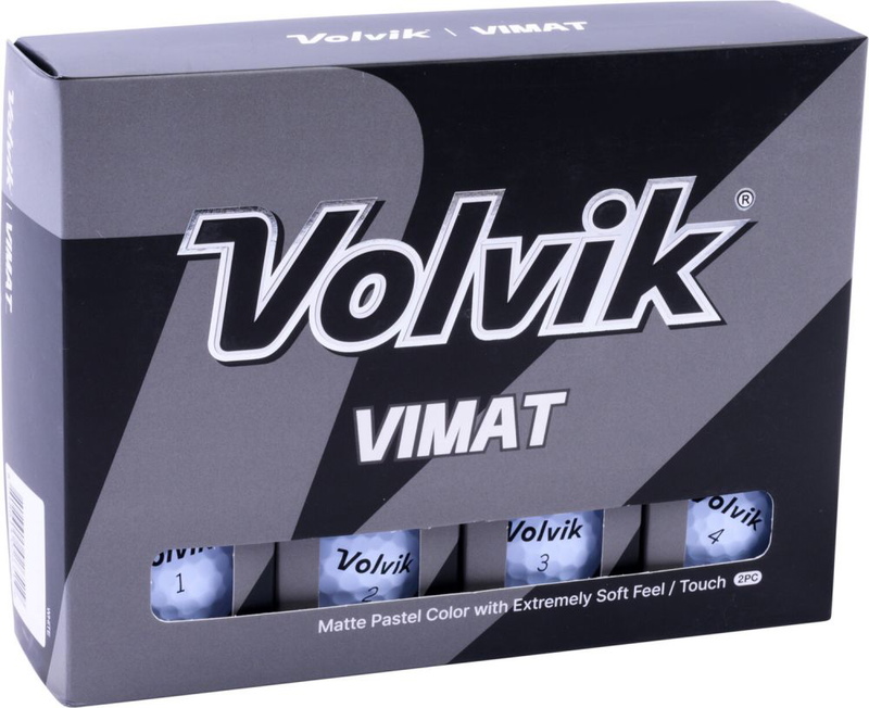 Volvik | Vimat | Matte white | Golfballs Front package
