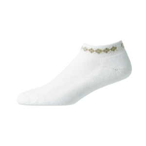 Footjoy | 19311-125 | ProDry Lightweight Sportlet | White | Driftwood