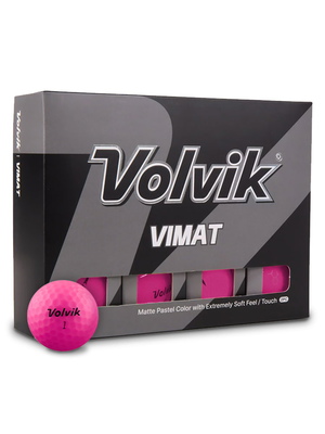 Volvik | Vimat | Matte Pink | Golfballs