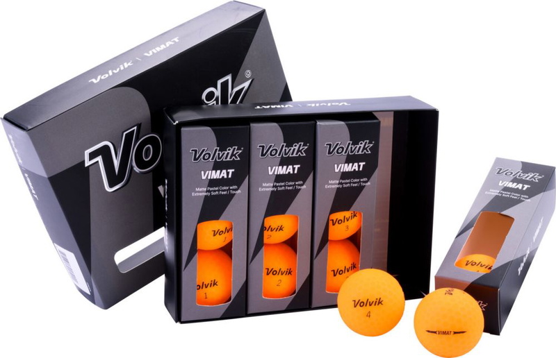 Volvik | Vimat | Matte Orange | Golfballs