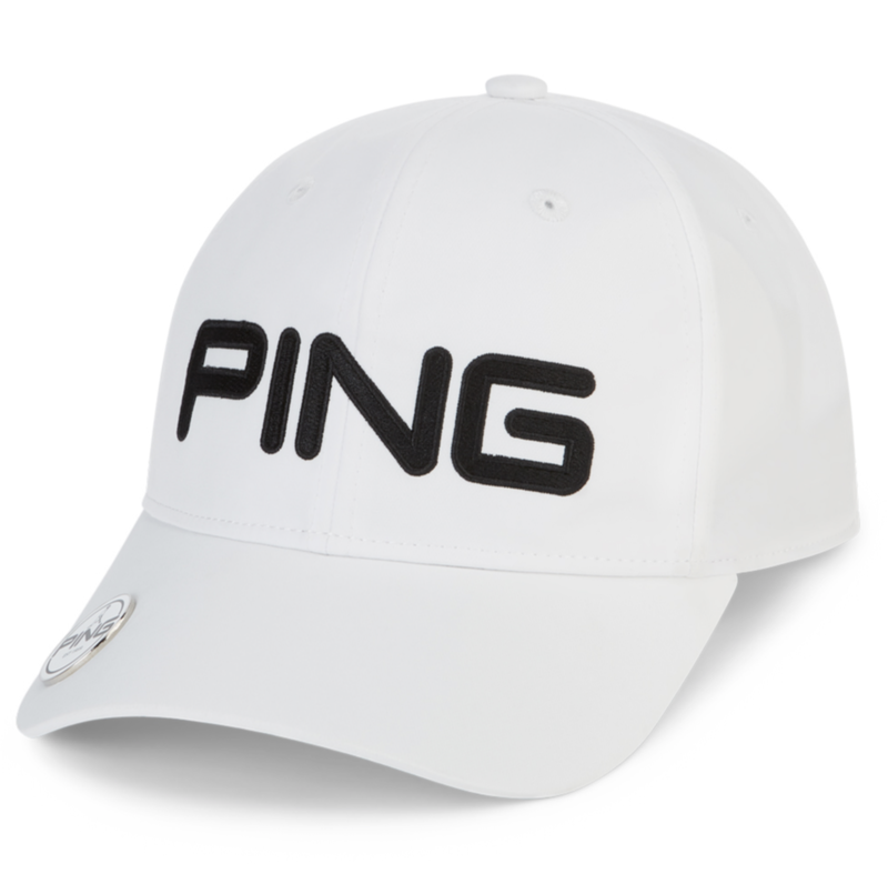 Ping | PO3646-002 | Ball Marker Cap | White | Front Vieuw