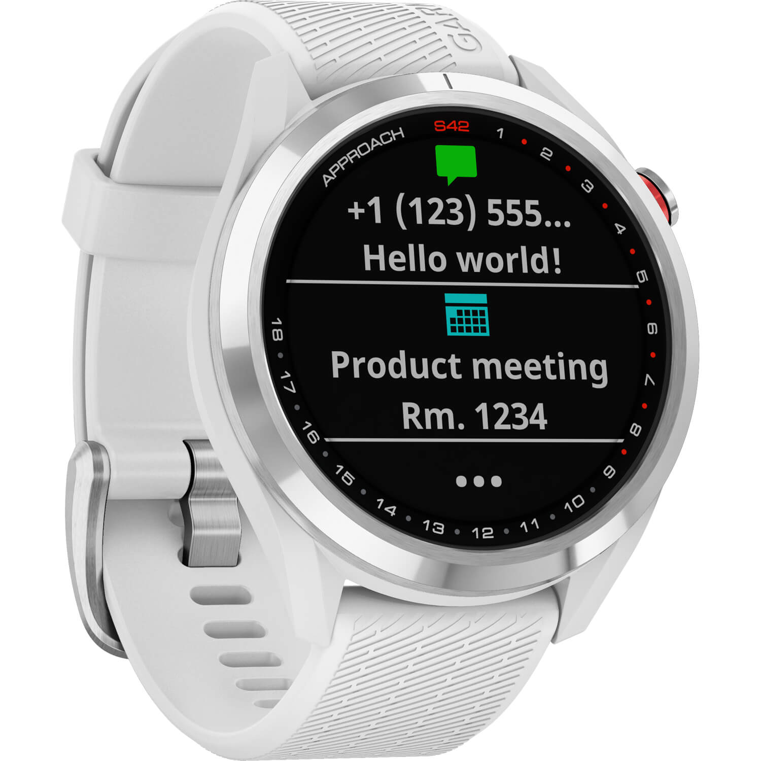 Garmin | S42 Approach | White / Stain Steel | RSGolfshop