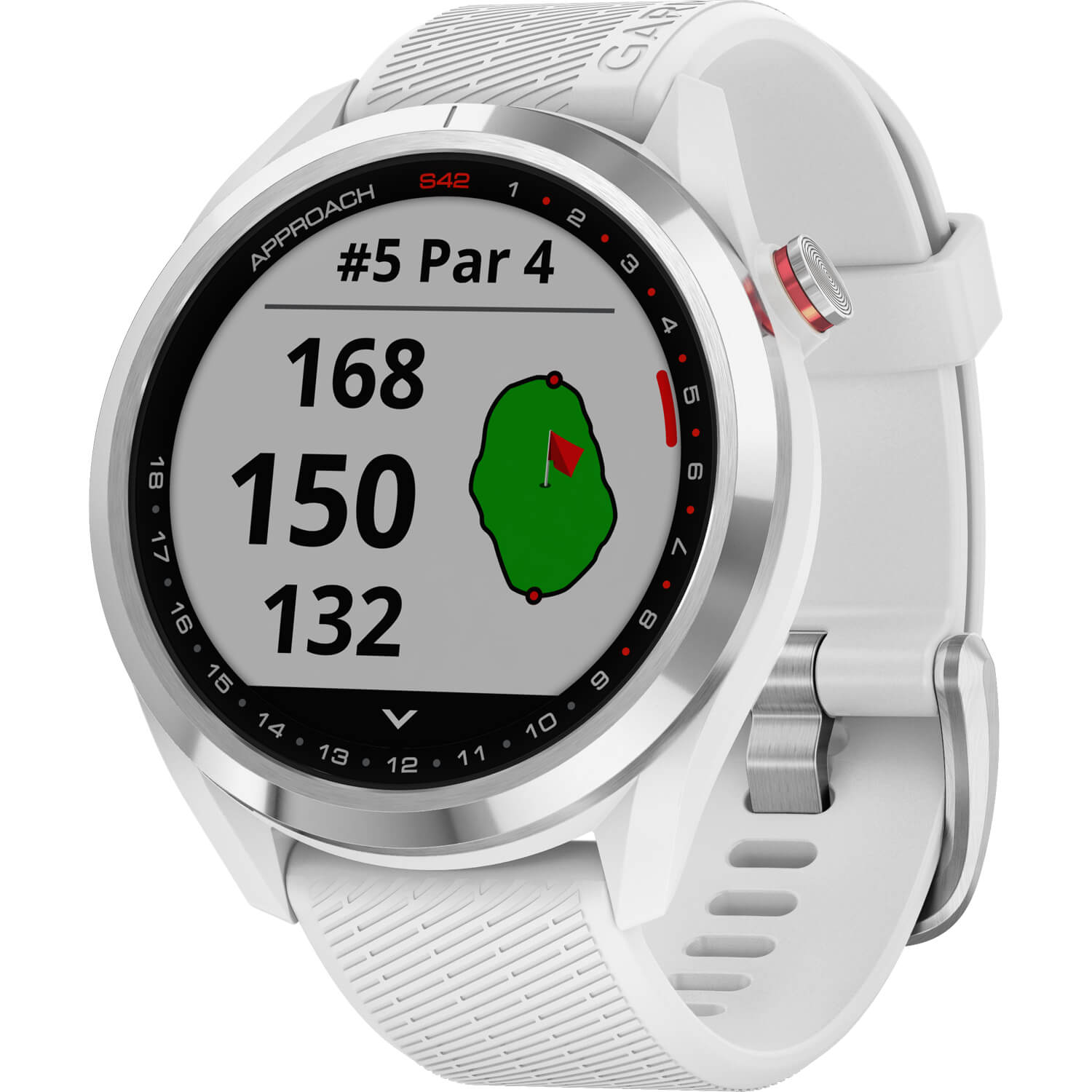 Garmin | S42 Approach | White / Stain Steel | RSGolfshop