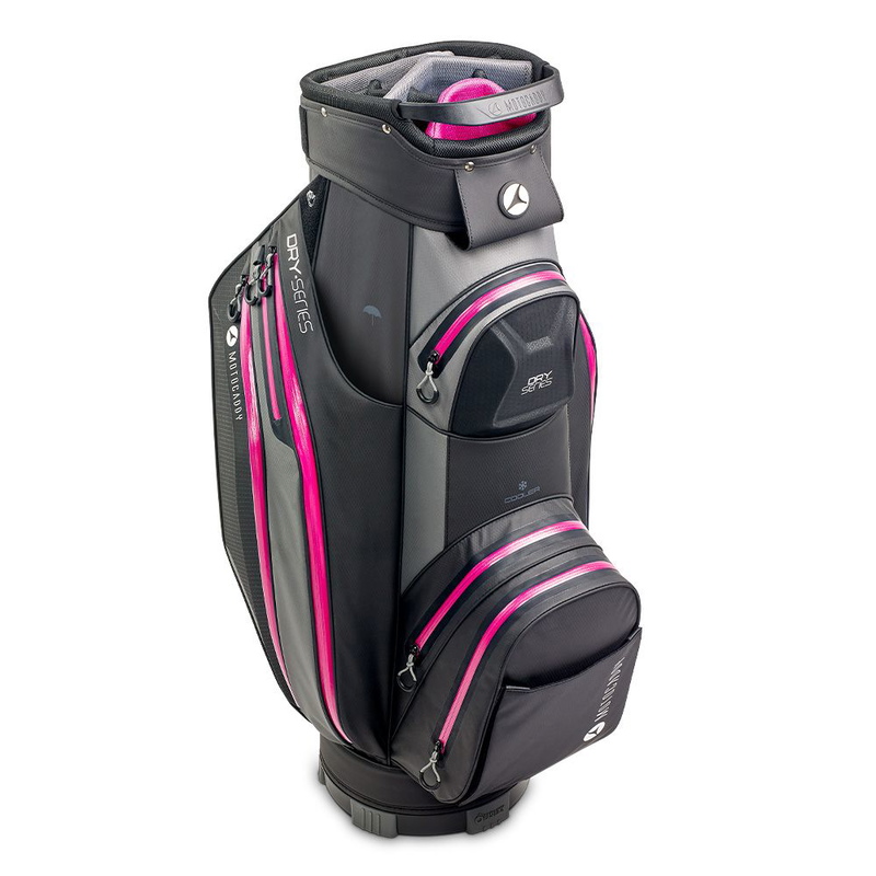 Motocaddy | 2024 Dry Series | Cartbag | Black/Fuchsia