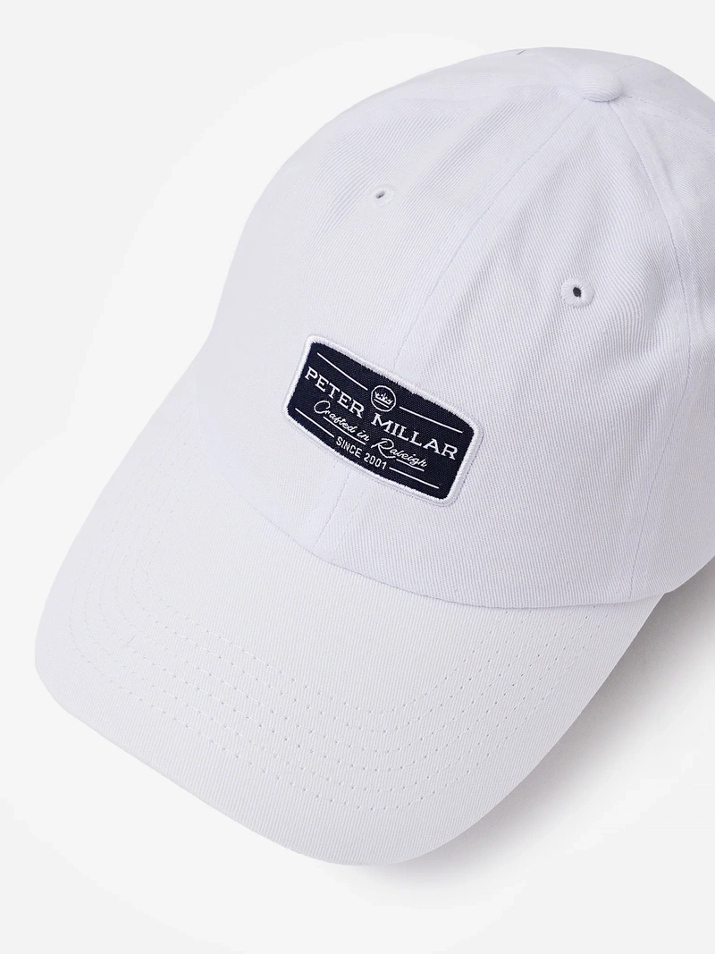 Peter Millar | MA22H02 | Crown Raleigh Crafted Cotton Hat | White