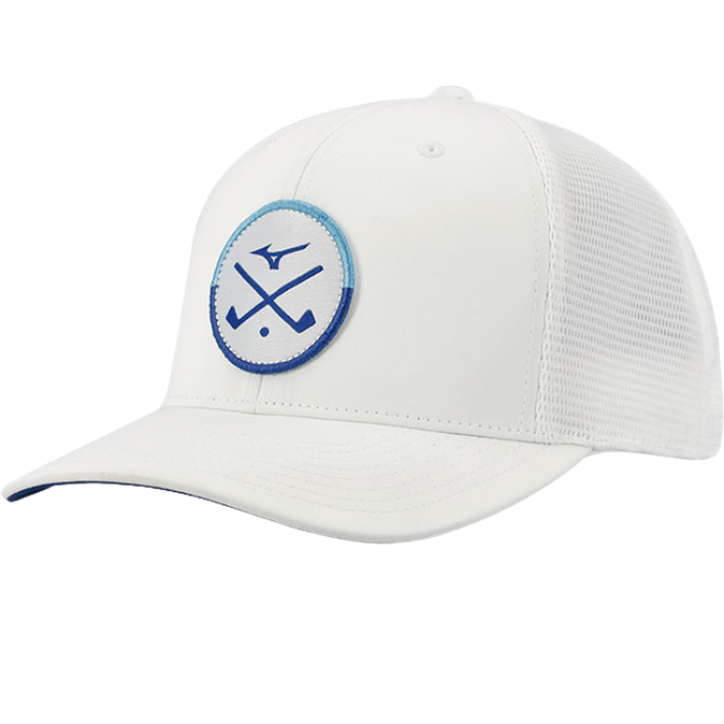 Mizuno | 52FF220414NS | Crossed Clubs Meshback | White