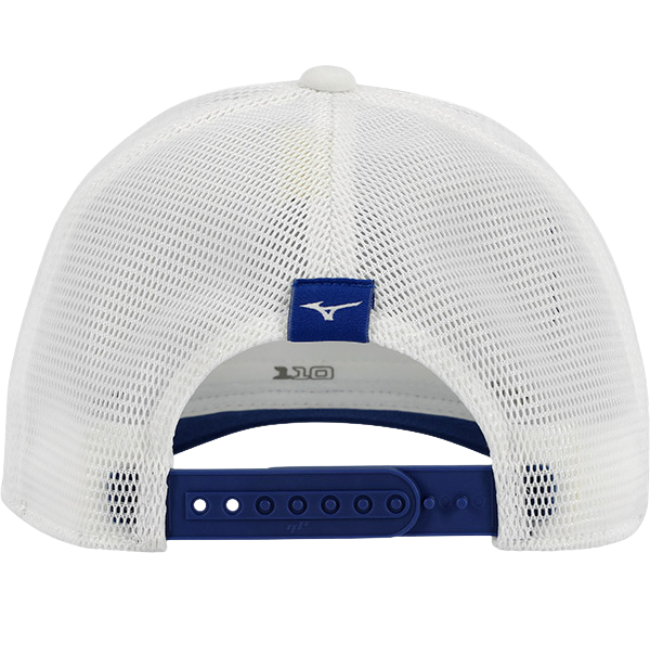Mizuno | 52FF220414NS | Crossed Clubs Meshback | White