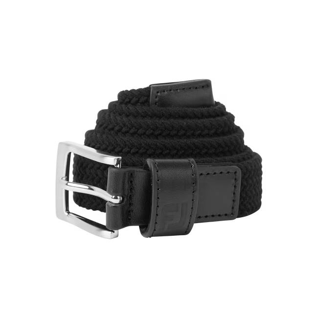 FootJoy | 69507R | Braided Belt | Black | Reg