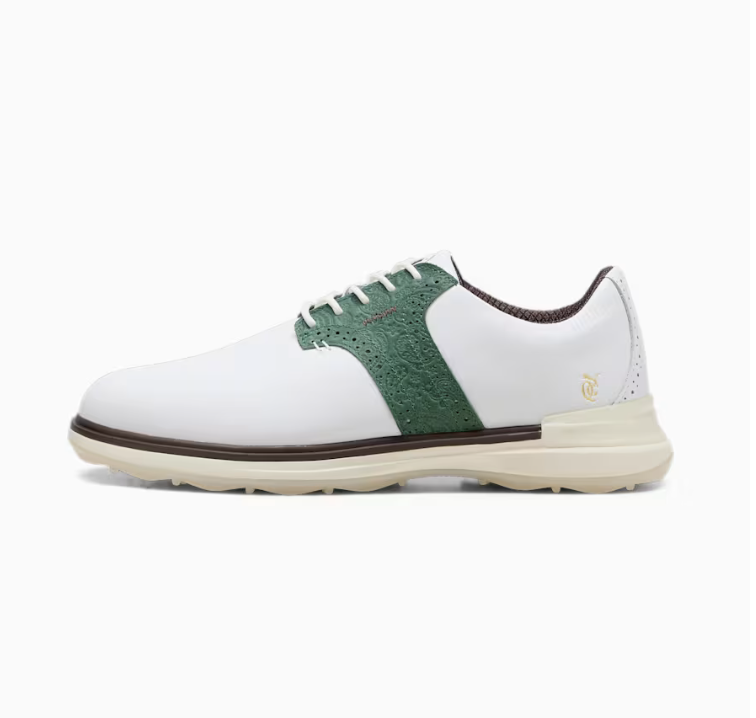 Puma | 310044 01 | X Quiet Golf Avant | White / Deep Forest / Lime Pow