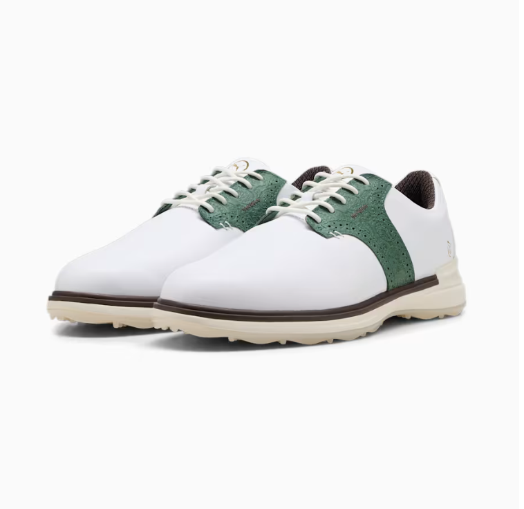 Puma | 310044 01 | X Quiet Golf Avant | White / Deep Forest / Lime Pow