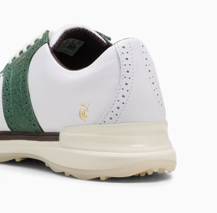 Puma | 310044 01 | X Quiet Golf Avant | White / Deep Forest / Lime Pow