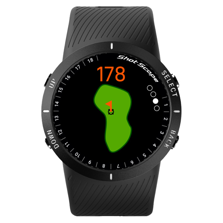 Shot Scope | Watch V5 GPS & Performance Tracking | Black
