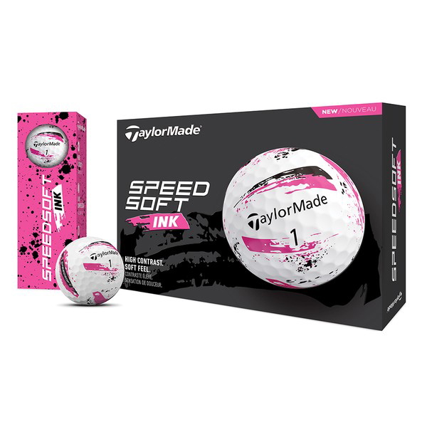 Taylormade | V9924001 | Speed Soft Ink Balls | Pink