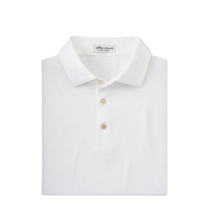 Peter Millar | ME0EK500S | Mens Solid Stretch Jersey Sean | White
