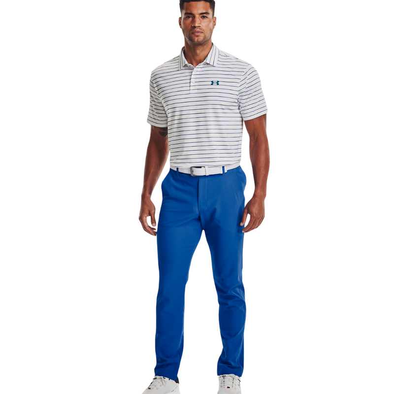 Under Armour | 1364410-474 | Drive Tapered Pant | Victory Blue / Halo Gray