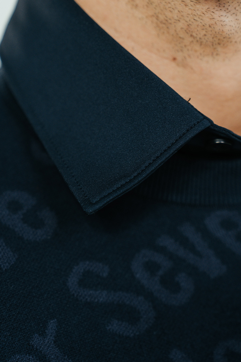 Seve Ballesteros | Slazenger | Collab Sweater | SEV010011 | Navy Blue/Blue