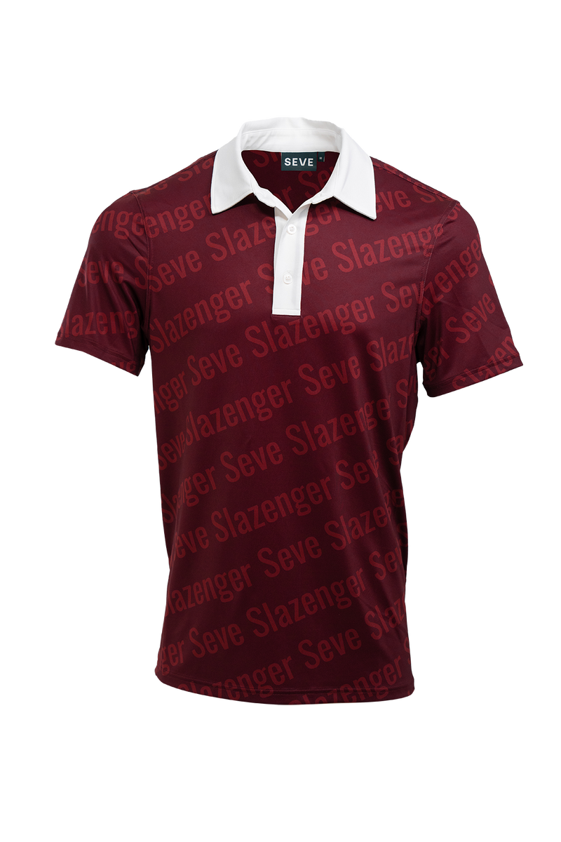 Seve Ballesteros | Slazenger | Equipo Polo | SEV010004 | Burgundy