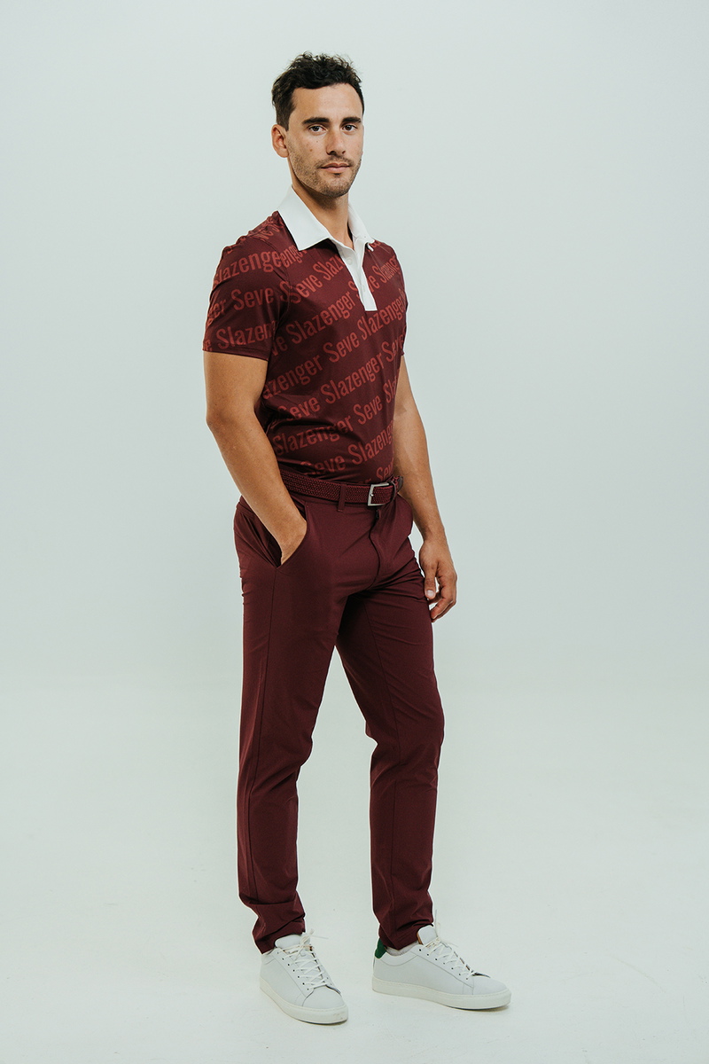 Seve Ballesteros | Slazenger | Equipo Polo | SEV010004 | Burgundy