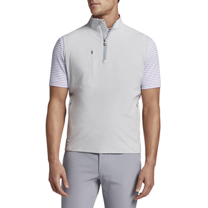 Peter Millar | MS22EZ502 | Mens | Flex Adapt Half-Zip Pover Vest | British Grey