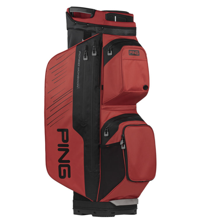 Ping | Pioneer Monsoon | Cartbag | red/black | 2024