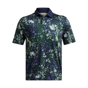 Under Armour | 1383715-383 |  T2G Printed Polo | Retro Green / Midnight Navy / Midnight Navy