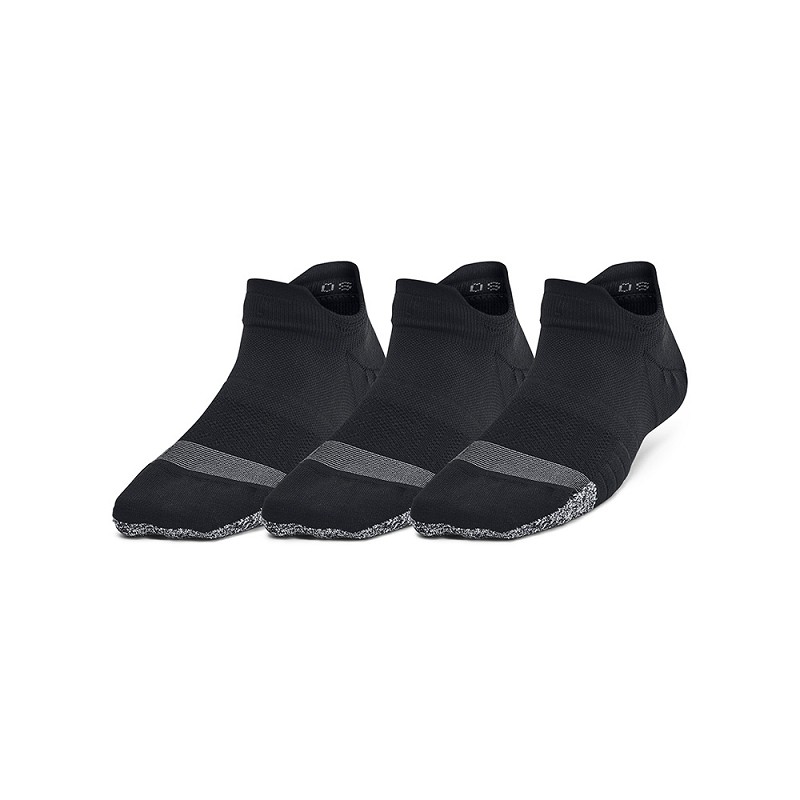 Under Armour | Breathe NoShow Tab | Black / Black / Jet Grey