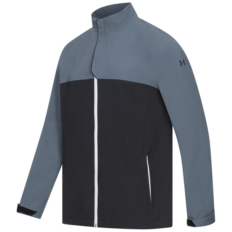 Under Armour | 1342717-002 | Elements Rain Jacket | Black / Mechanic Blue