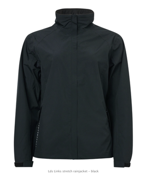 Abacus | 2076-600 | Links Stretch Rain Jacket | Black