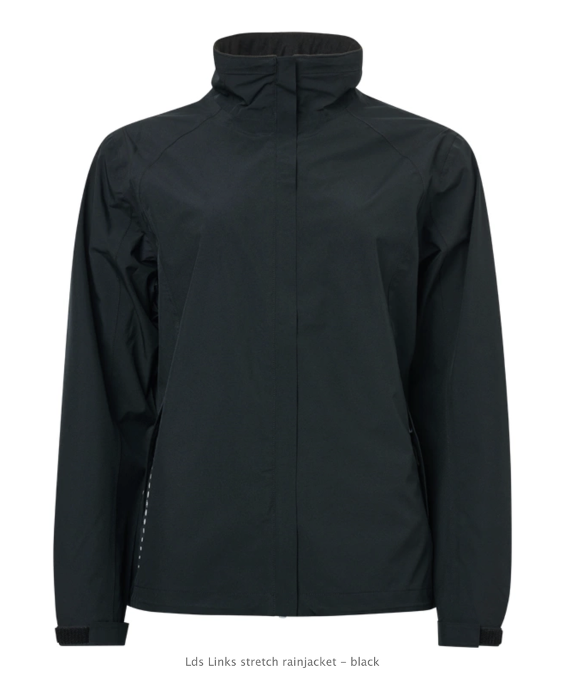 Abacus | 2076-600 | Links Stretch Rain Jacket | Black