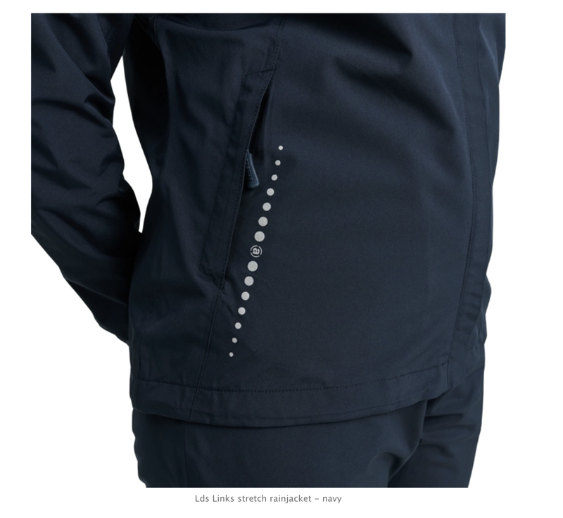 Abacus | 2076-300 | Links Stretch Rain Jacket | Navy