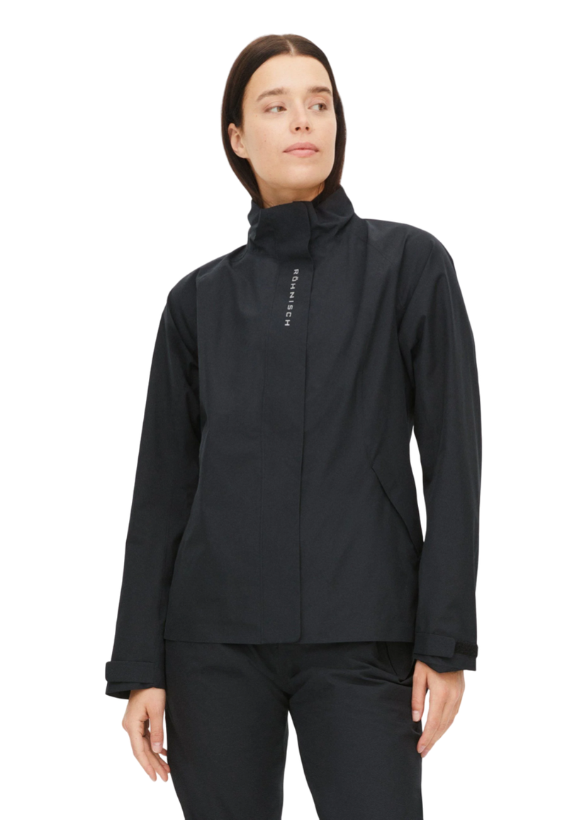 Rohnisch | 110581 | Storm Rain Jacket | Black close up front view