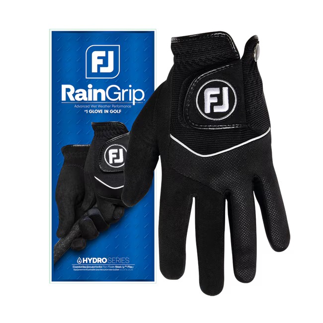 FootJoy | 66105E | RainGrip | Hydro series | Mens | Black